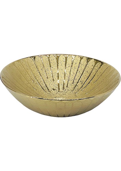 Tezgah Üstü Seramik Çanak Lavabo Gold