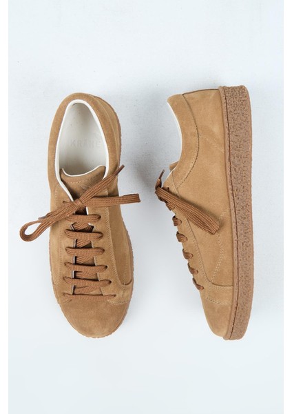 Chazz Erkek Deri Bağcıklı Kum Sneakers