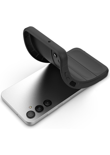 Samsung Galaxy A16 Kılıf Esnek TPU Oyuklu Arka Yüzey Tasarımlı Zore Etnik Silikon Kapak + Cam Ekran Koruyucu modelleri