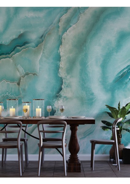 Duvar Kağıdı 3 Boyutlu Lüks Çatlak Mermer Desenli Silinebilir Tekstil Duvar Kağıdı fiyatları