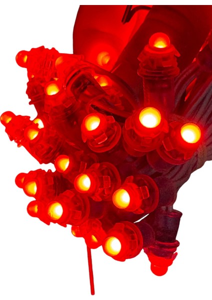 LED Piksel Işık Dış Mekan Işık IP66 Dc 12V 12MM Kırmızı Renkli Noel Yılbaşı Dekoratif Aydınlatma Su Geçirmez Reklam Tabela Perde LED indirimleri