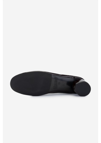 Kadın Deri Bordo Rugan Topuklu Ayakkabı 35 7001-1 Bn Ayk Y25 Bordo Rgn fırsatları