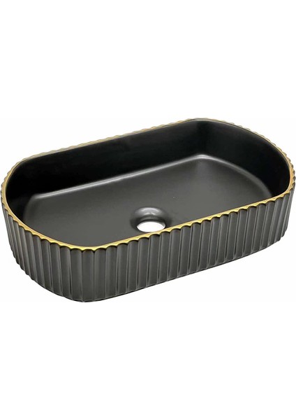 Tezgah Üstü Oval Seramik Çanak Lavabo