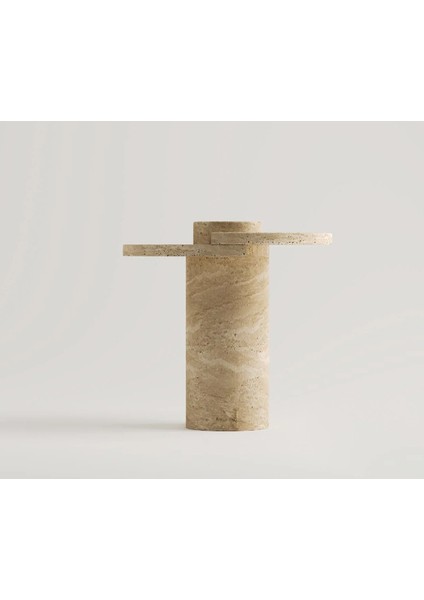 Farah-Traverten Kademeli Tabla Yan Sehpa indirimleri