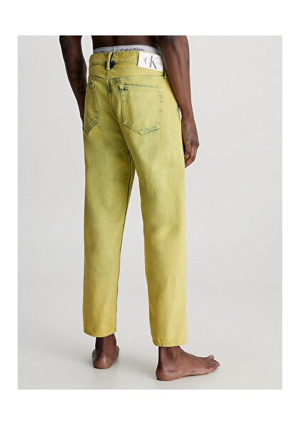 Erkek 90S Straight Crop Jean Pantolon fırsatları