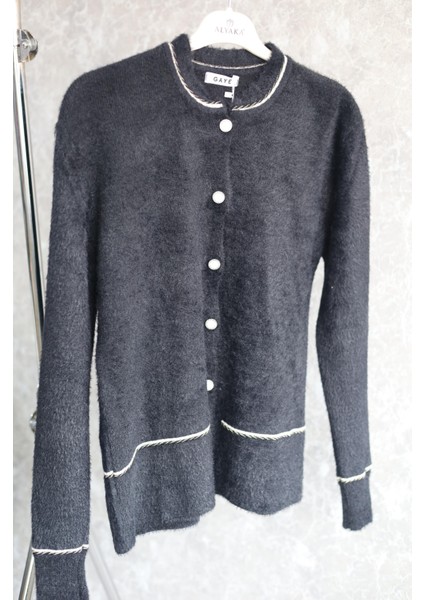 Hakim Yaka Düğmeli Hırka modelleri