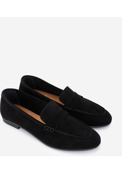 Kadın Deri Siyah Süet Loafer Ayakkabı 899 25206 Bn Ayk Y25 Sıyah Suet fiyatları