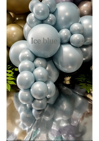 12 Inç Aura Ice Blue (Buz Mavisi) Balon 5 Adet fiyatları
