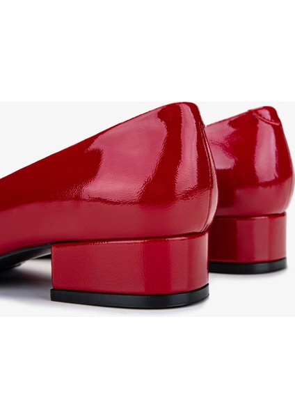 Kadın Deri Kırmızı Topuklu Ayakkabı 492 55900 Bn Ayk Y25 Kırmızı fırsatları