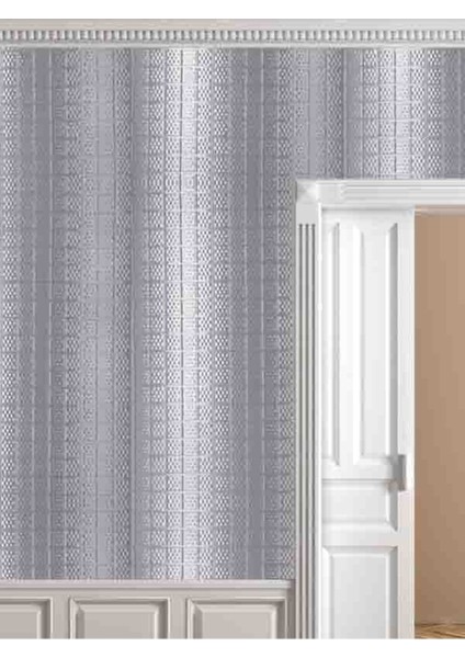 Çizgili Arka Plan Desenli Silinebilir Tekstil Duvar Kağıdı