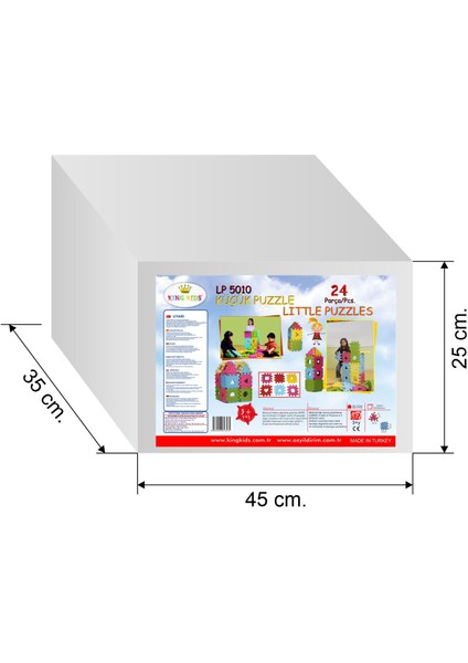 Küçük Puzzle 24 Parça – Eğitici ve Eğlenceli Puzzle Seti | Okul Öncesi Çocuklar Için