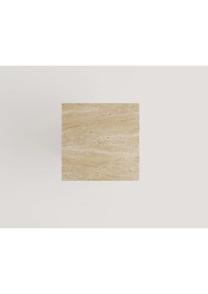 Keys-Traverten Kare Tabla ve Ayak Yan Sehpa modelleri