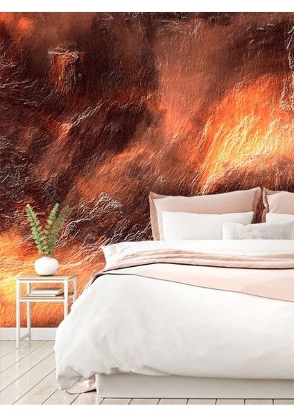 3 Boyutlu En x Boy Kayalık Desenli Silinebilir Tekstil Duvar Kağıdı fiyatları