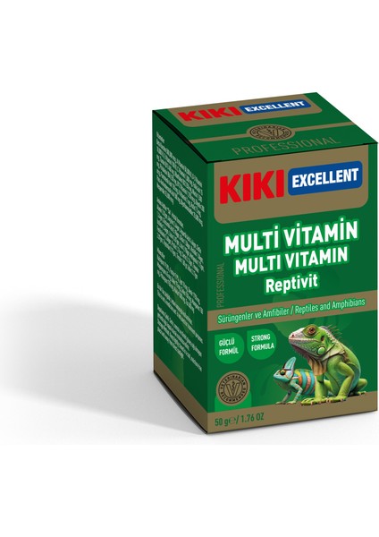 Sürüngen & Amfibiler Için Multi Vitamin Tozu