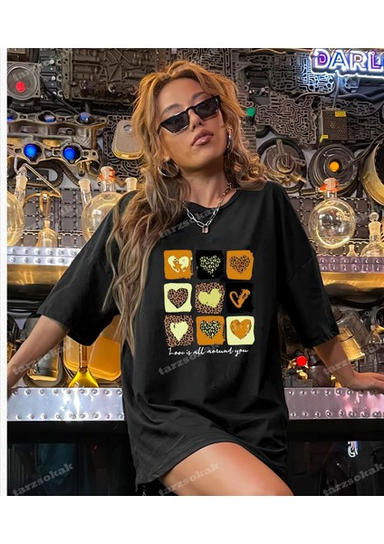 Tarzsokak Leopar Desenli Love Is All