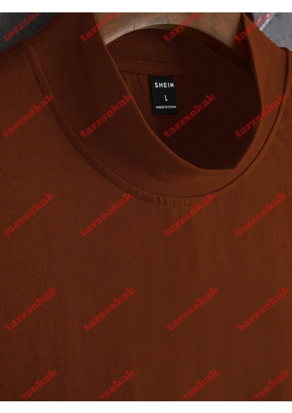 Tarzsokak Model 3351 Erkek Yazlık Yuvarlak Yaka Kısa Kollu Günlük Tişört, Yaz indirimleri