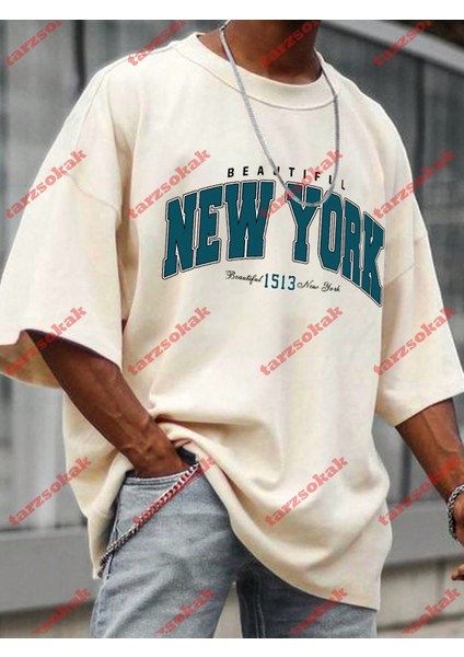 Tarzsokak Model 3342 Erkek Yazlık Yuvarlak Yaka Kısa Kollu Günlük Tişört, Yaz