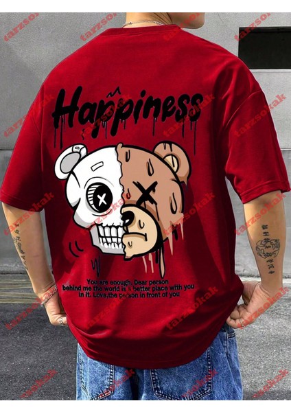 Tarzsokak Model 3370 Erkek Yazlık Yuvarlak Yaka Kısa Kollu Günlük Tişört, Yaz