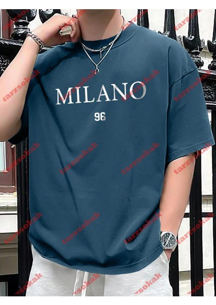 Tarzsokak Model 3309 Erkek Yazlık Yuvarlak Yaka Kısa Kollu Günlük Tişört, Yaz