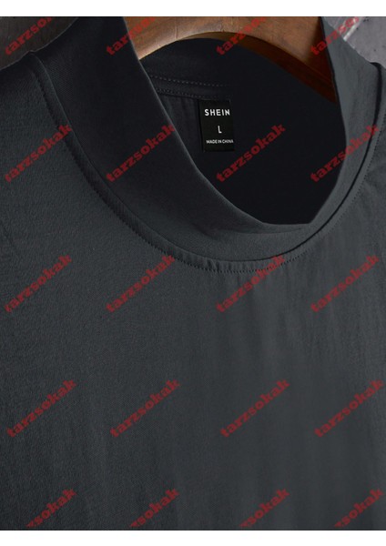 Tarzsokak Model 3351 Erkek Yazlık Yuvarlak Yaka Kısa Kollu Günlük Tişört, Yaz indirimleri