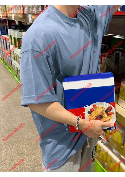 Tarzsokak Model 3375 Erkek Yazlık Yuvarlak Yaka Kısa Kollu Günlük Tişört, Yaz fiyatları