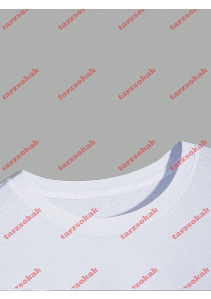 Tarzsokak Model 3578 Erkek Yazlık Yuvarlak Yaka Kısa Kollu Günlük Tişört, Yaz fırsatları