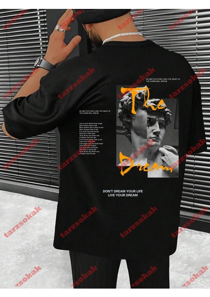 Tarzsokak Model 3369 Erkek Yazlık Yuvarlak Yaka Kısa Kollu Günlük Tişört, Yaz