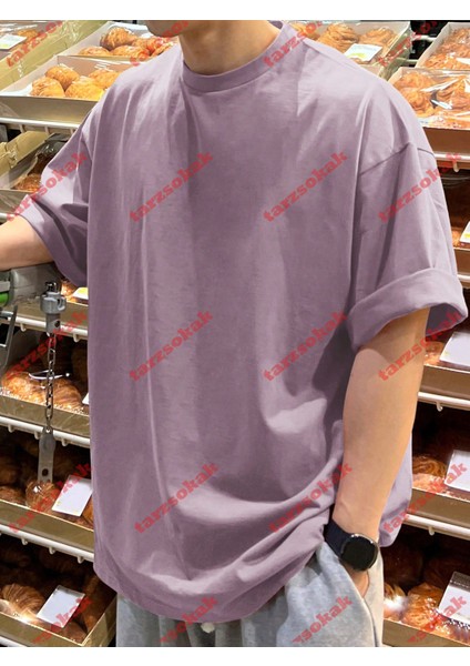 Tarzsokak Model 3375 Erkek Yazlık Yuvarlak Yaka Kısa Kollu Günlük Tişört, Yaz