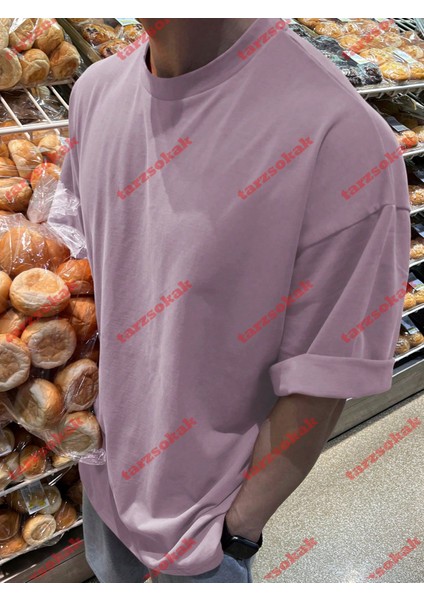 Tarzsokak Model 3375 Erkek Yazlık Yuvarlak Yaka Kısa Kollu Günlük Tişört, Yaz indirimleri