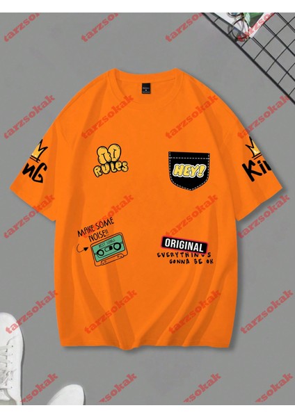 Tarzsokak Model 3440 Erkek Yazlık Yuvarlak Yaka Kısa Kollu Günlük Tişört, Yaz modelleri