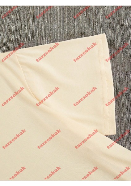 Tarzsokak Model 3721 Erkek Yazlık Yuvarlak Yaka Kısa Kollu Günlük Tişört, Yaz modelleri