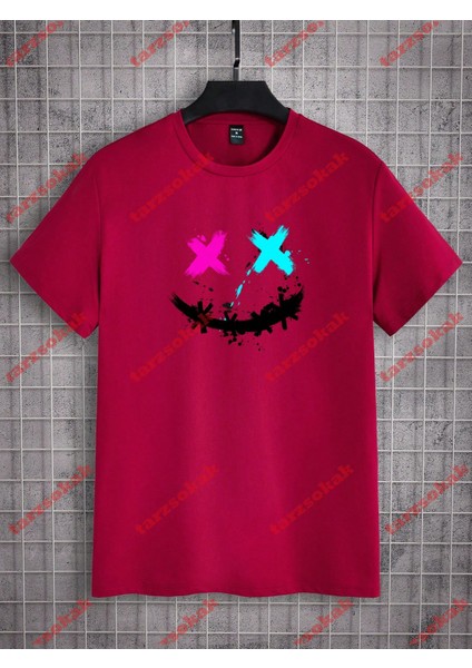 Tarzsokak Model 3581 Erkek Yazlık Yuvarlak Yaka Kısa Kollu Günlük Tişört, Yaz