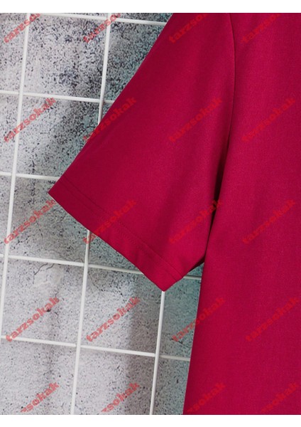 Tarzsokak Model 3581 Erkek Yazlık Yuvarlak Yaka Kısa Kollu Günlük Tişört, Yaz fırsatları