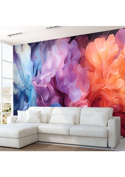 Salonlar Için Canlı Sanatsal Duvar Kağıdı-Silinebilir Yırtılmaz Isı ve Ses Yalıtımı-3d Duvar Kağıdı