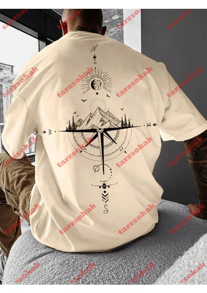 Tarzsokak Model 3372 Erkek Yazlık Yuvarlak Yaka Kısa Kollu Günlük Tişört, Yaz