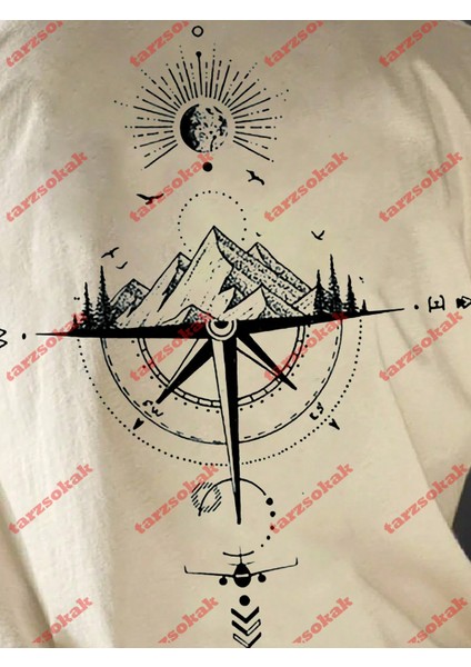 Tarzsokak Model 3372 Erkek Yazlık Yuvarlak Yaka Kısa Kollu Günlük Tişört, Yaz indirimleri