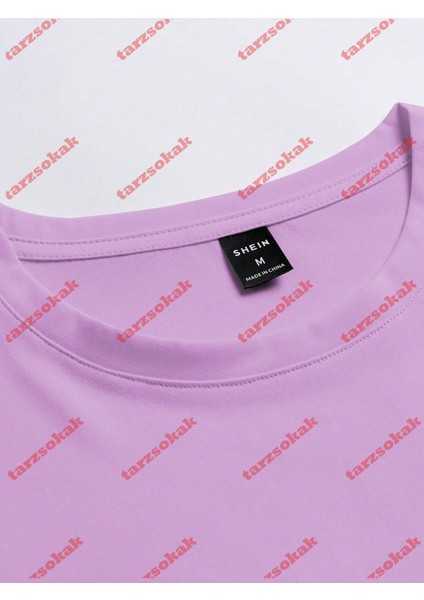 Tarzsokak Model 3490 Erkek Yazlık Yuvarlak Yaka Kısa Kollu Günlük Tişört, Yaz fırsatları