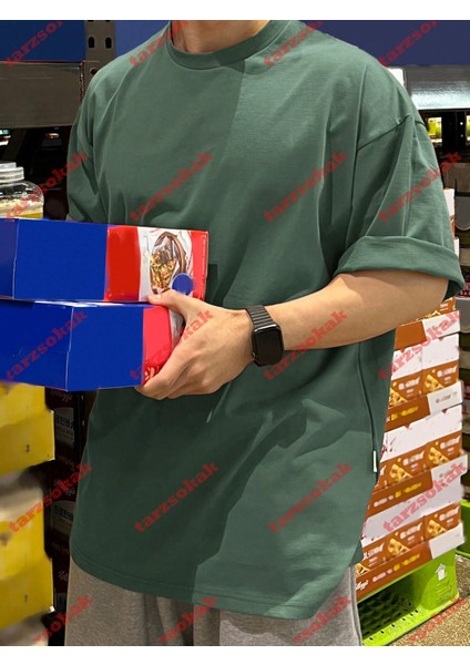 Tarzsokak Model 3375 Erkek Yazlık Yuvarlak Yaka Kısa Kollu Günlük Tişört, Yaz modelleri