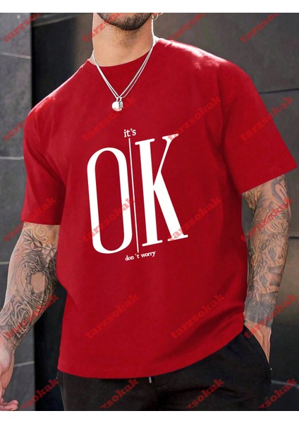 Tarzsokak Model 3615 Erkek Yazlık Yuvarlak Yaka Kısa Kollu Günlük Tişört, Yaz