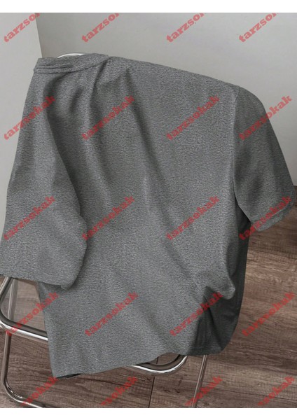 Tarzsokak Model 3560 Erkek Yazlık Yuvarlak Yaka Kısa Kollu Günlük Tişört, Yaz fırsatları