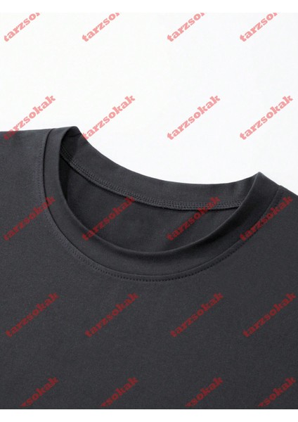 Tarzsokak Model 3575 Erkek Yazlık Yuvarlak Yaka Kısa Kollu Günlük Tişört, Yaz modelleri