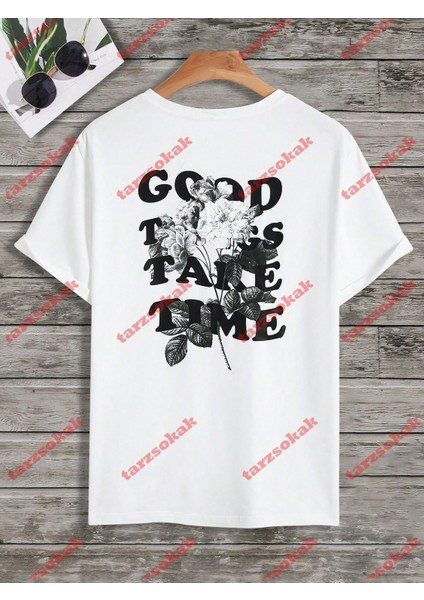 Tarzsokak Model 3671 Erkek Yazlık Yuvarlak Yaka Kısa Kollu Günlük Tişört, Yaz