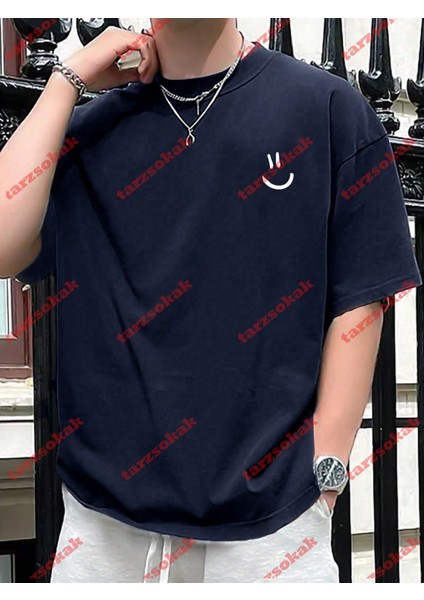 Tarzsokak Model 3683 Erkek Yazlık Yuvarlak Yaka Kısa Kollu Günlük Tişört, Yaz