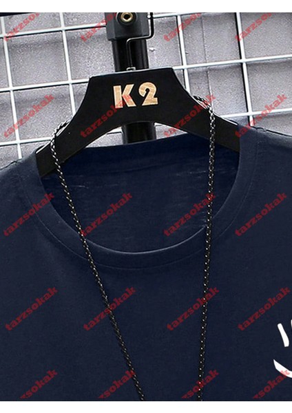 Tarzsokak Model 3683 Erkek Yazlık Yuvarlak Yaka Kısa Kollu Günlük Tişört, Yaz indirimleri