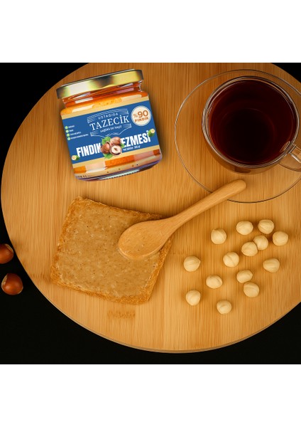 %90 Fındık Ezmesi 300 Gram Vegan - Glütensiz