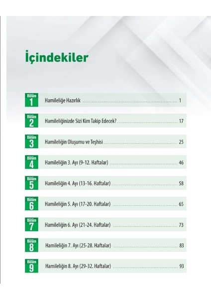 Adım Adım Hamilelik ve Doğum fırsatları