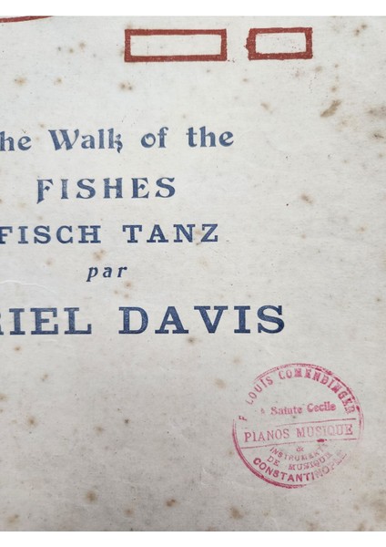 Constantinople Damgalı Müzik Notası. Toplam 6 Sayfa fiyatları