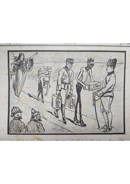 29X41CM Karagöz Dergisi Osmanlıca Ismet Pașa Görselli modelleri