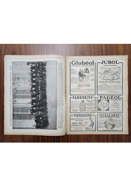Le Pays De France 1917 Tarih Dergisi. Toplam 16 Sayfa Bol Savaş Resimli
