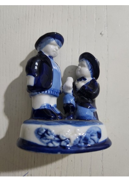 10CM Boyunda Hollanda Porselen Biblo